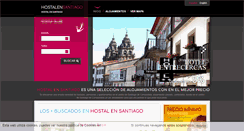 Desktop Screenshot of hostalensantiago.com